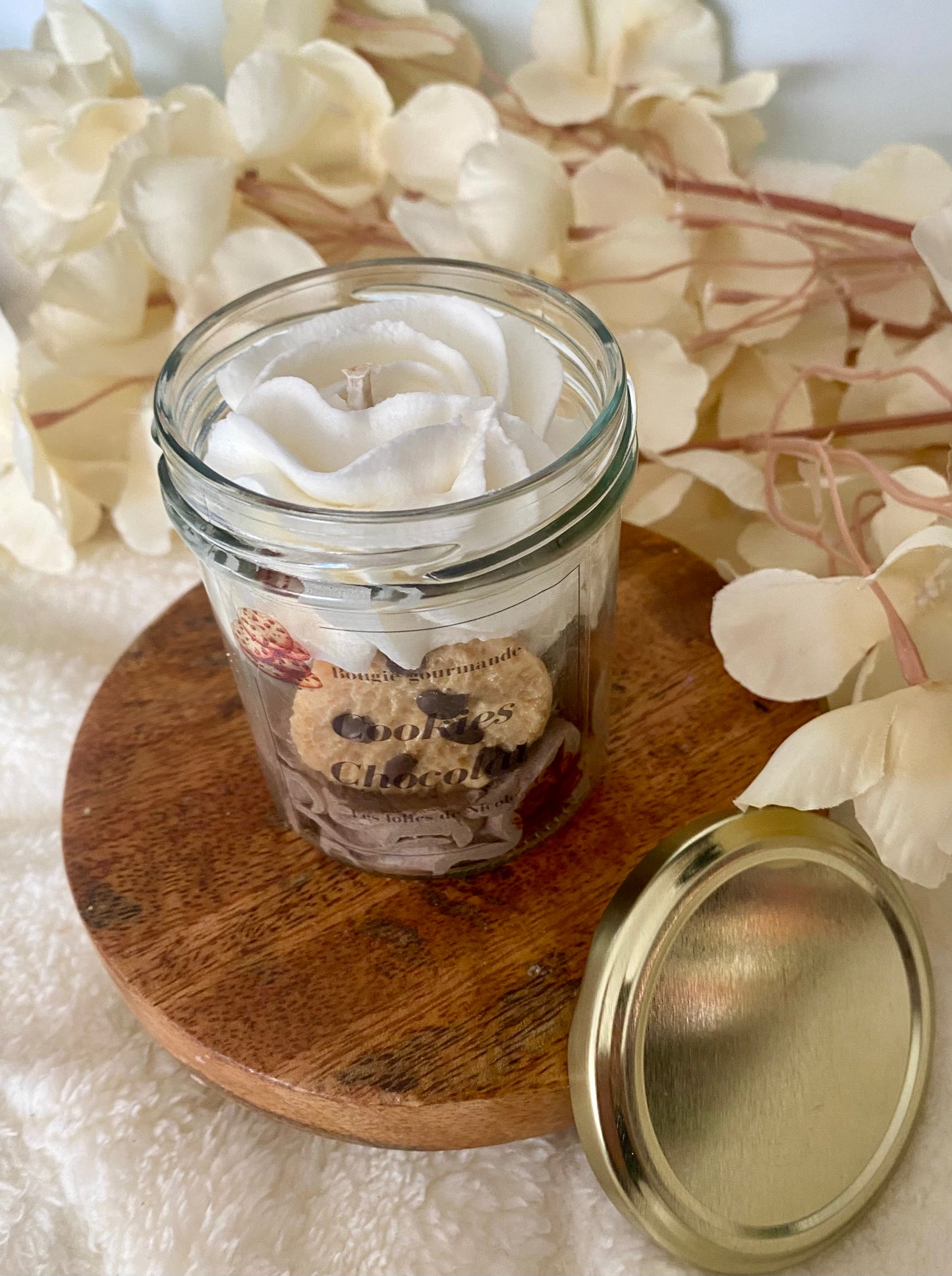 Bougie gourmande cookies chocolat - Nouvelle version