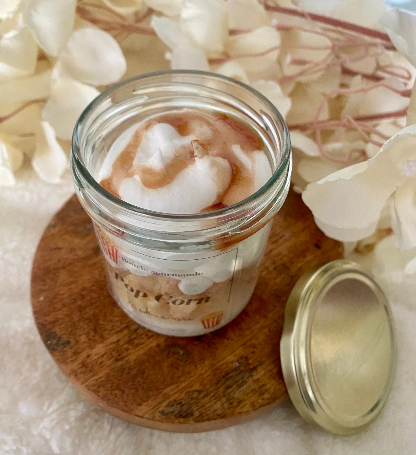 Bougie gourmande pop corn- Nouvelle version