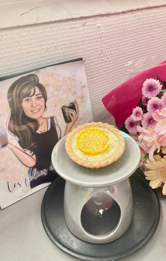 Tartelette fondante en cire citron meringué