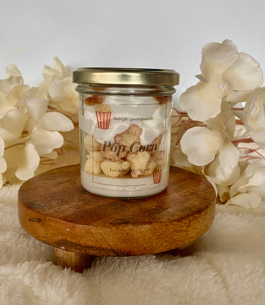 Bougie gourmande pop corn- Nouvelle version