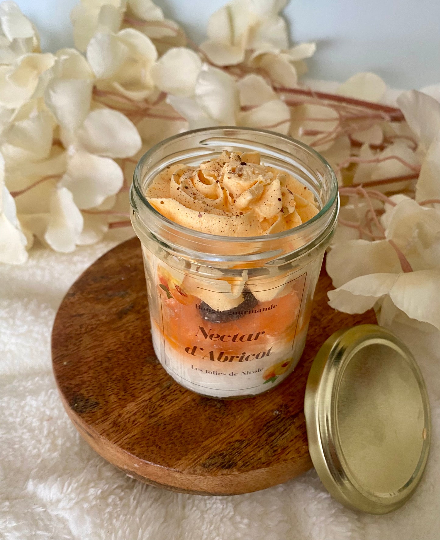 Bougie gourmande Nectar d’Abricot - Nouvelle version