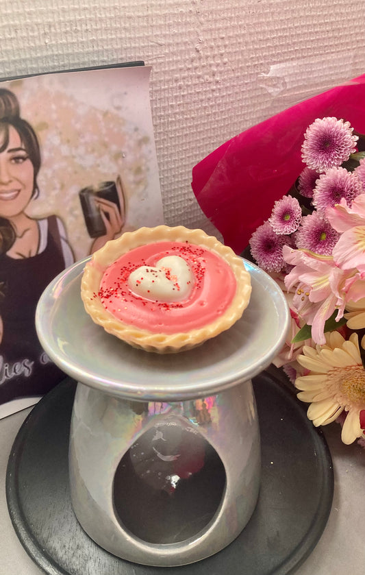Tartelette fondante en cire pomme d’amour