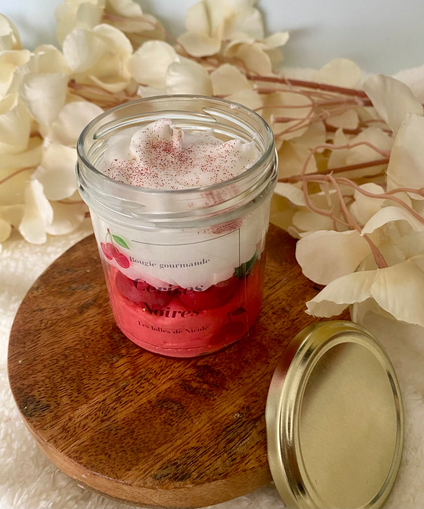 Bougie gourmande Cerise  - Nouvelle version