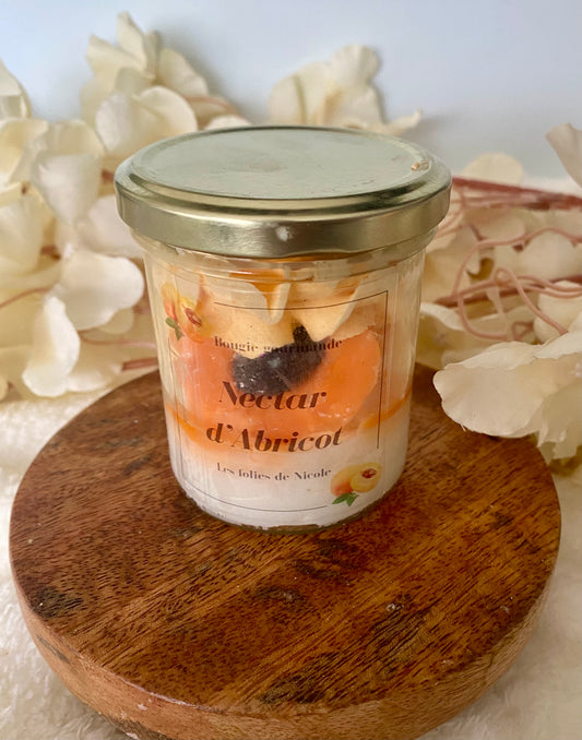 Bougie gourmande Nectar d’Abricot - Nouvelle version