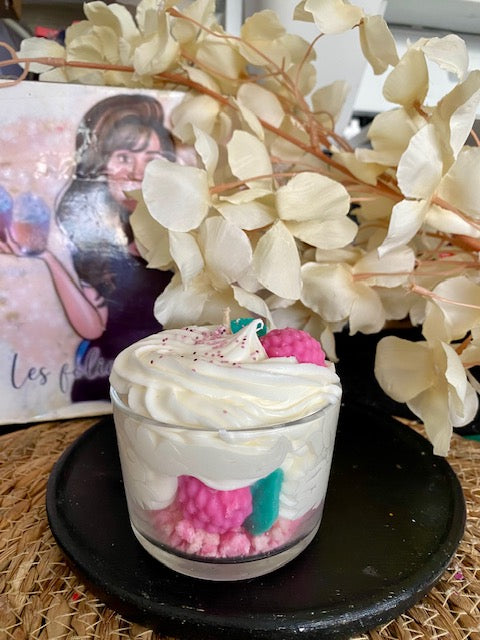 Bougie gourmande litchi