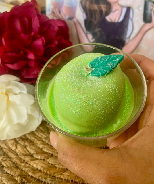 Bougie gourmande pomme verte