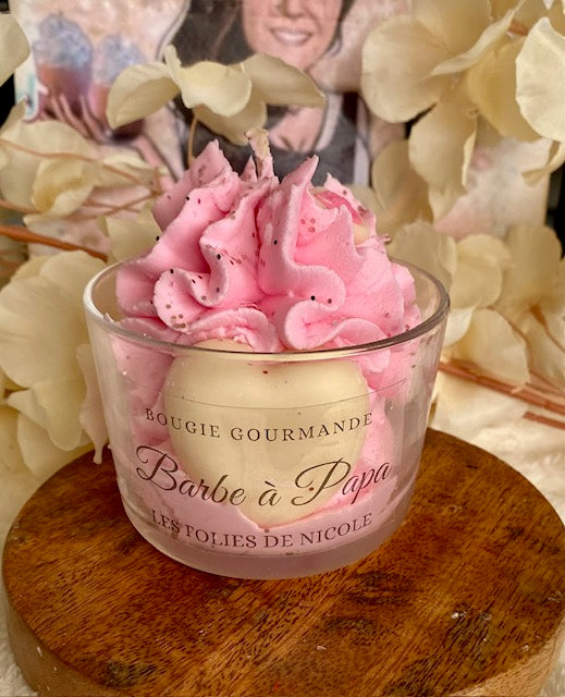 Bougie gourmande Barbe à Papa