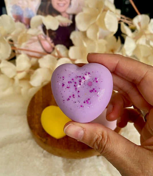 Gros coeur fondant fleuris