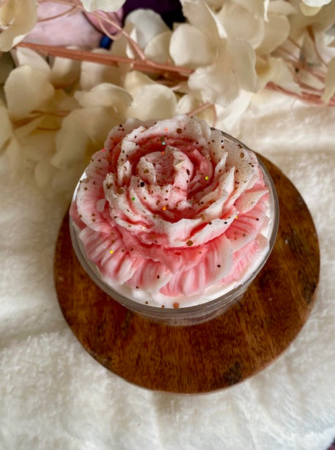 Bougie gourmande pivoine