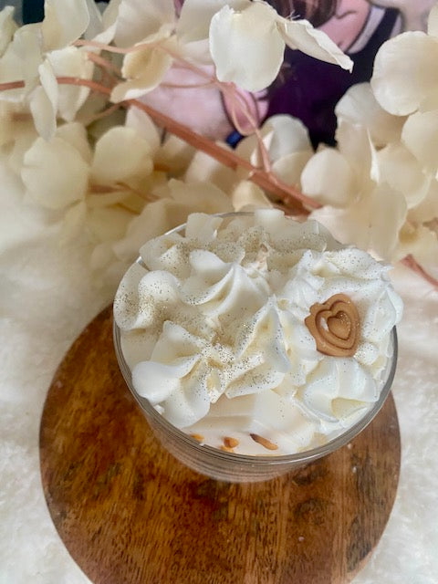 Bougie gourmande nougat blanc
