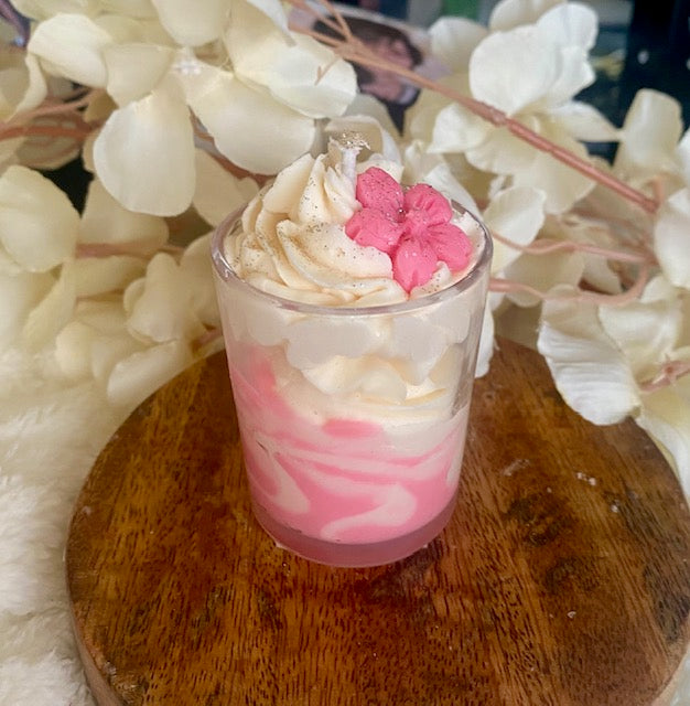Mini bougie gourmande fleur de sakura