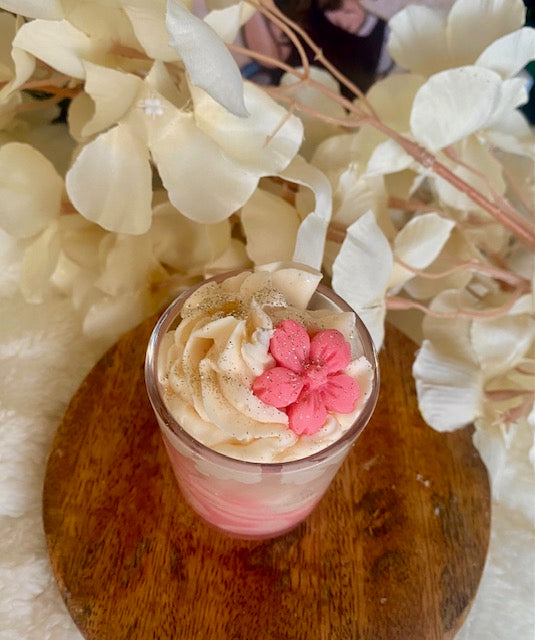 Mini bougie gourmande fleur de sakura