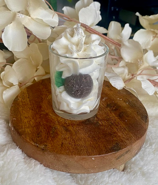 Mini bougie gourmande a noix de coco