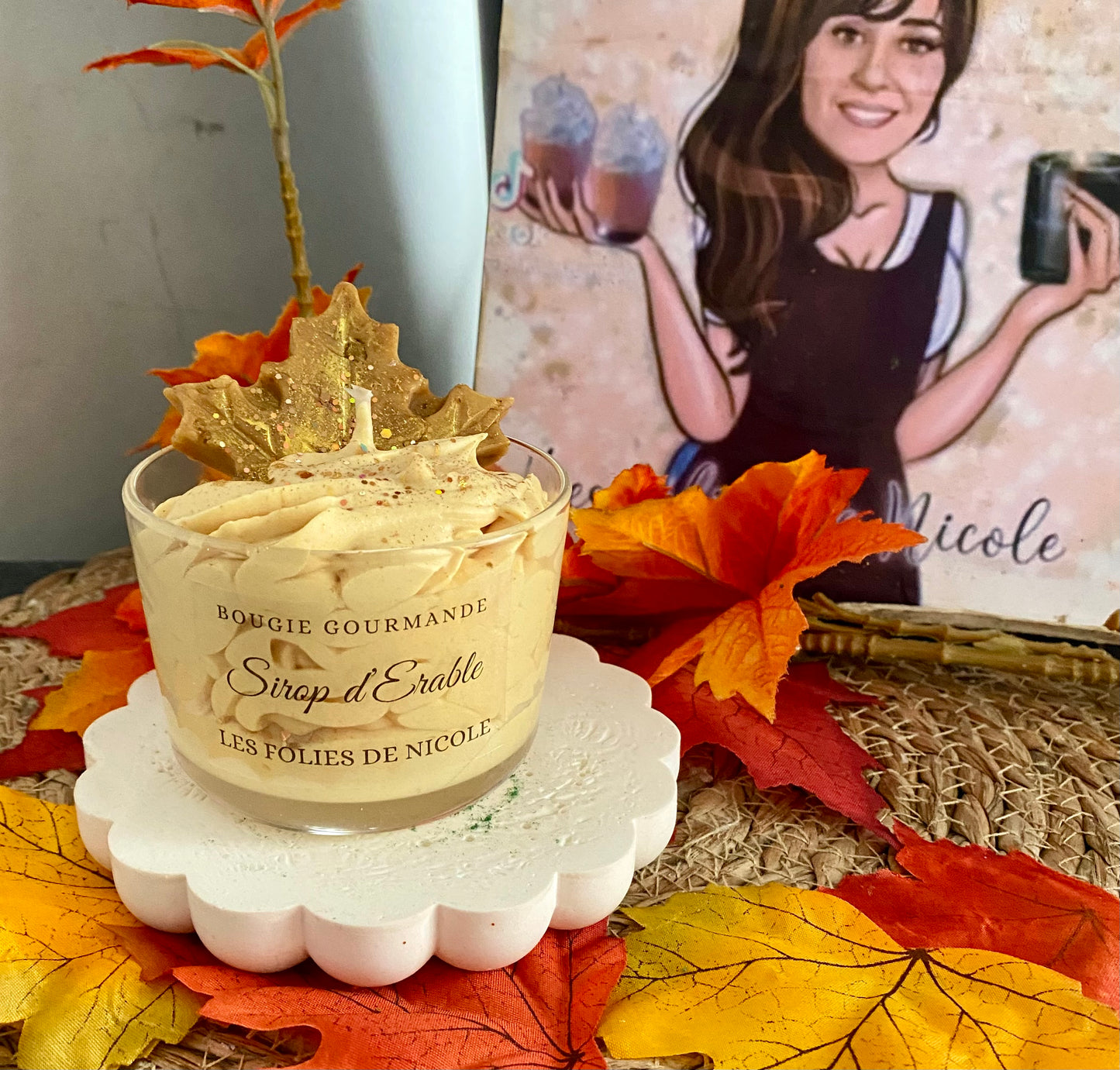 Bougie gourmande sirop d’érable