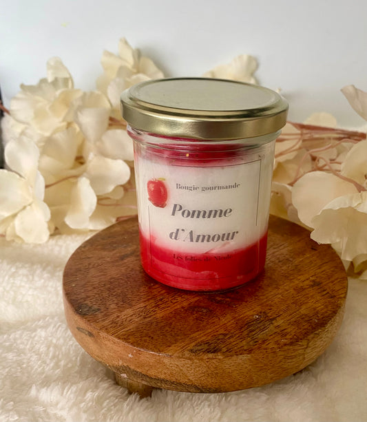Bougie gourmande Pomme d’Amour - Nouvelle version  