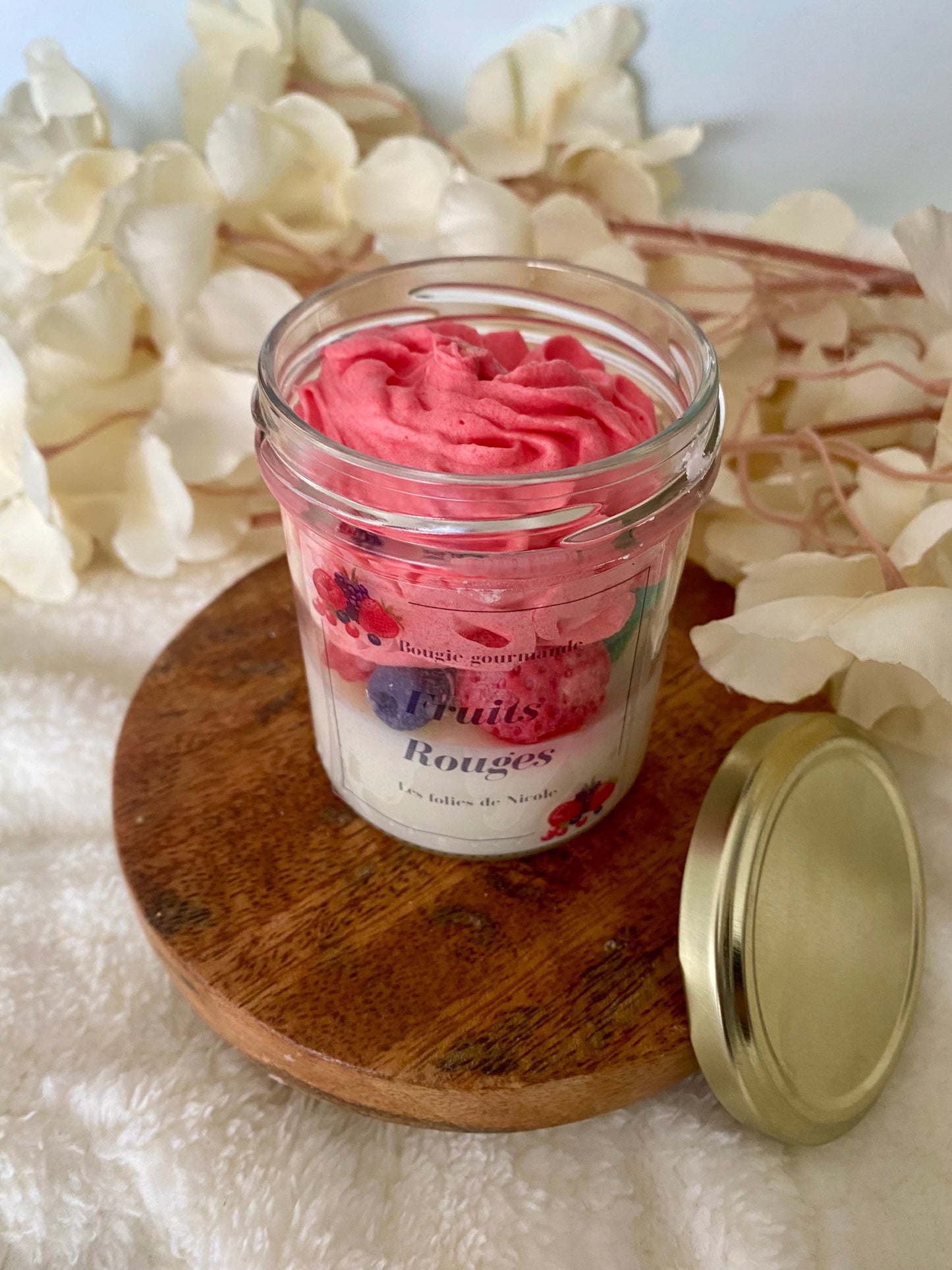 Bougie gourmande fruits Rouges - Nouvelle version