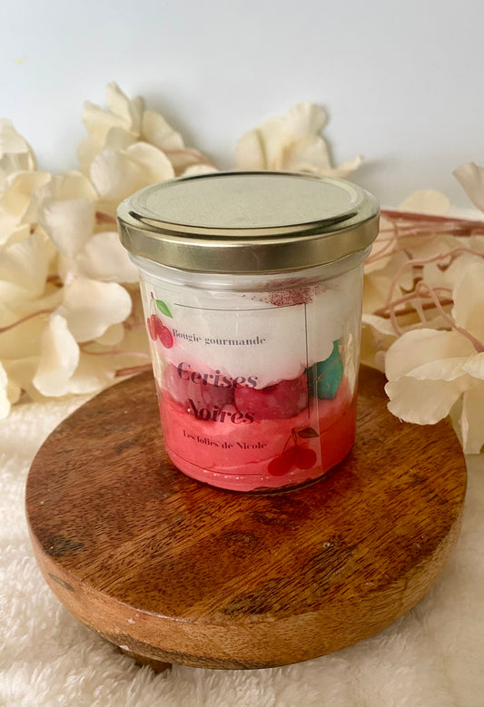 Bougie gourmande Cerise  - Nouvelle version 