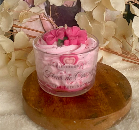 Bougie gourmande fleur de cerisier